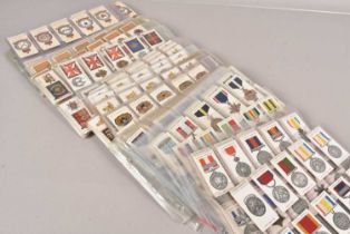 Military Medals and Regimental Standards/Badges Themed Cigarette Card Sets (45),