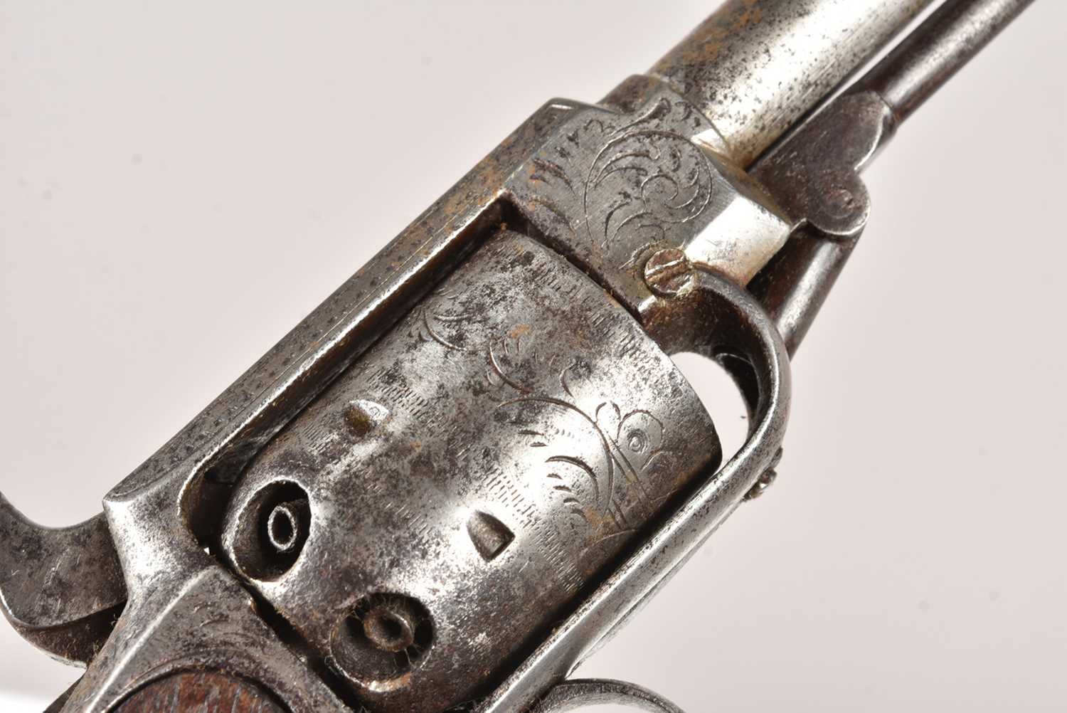 A 19th Century James Warner six shot revolver, - Image 3 of 8