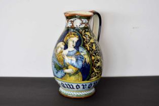 A large 20th Century Pharmaceutical stoneware water/oil jug,