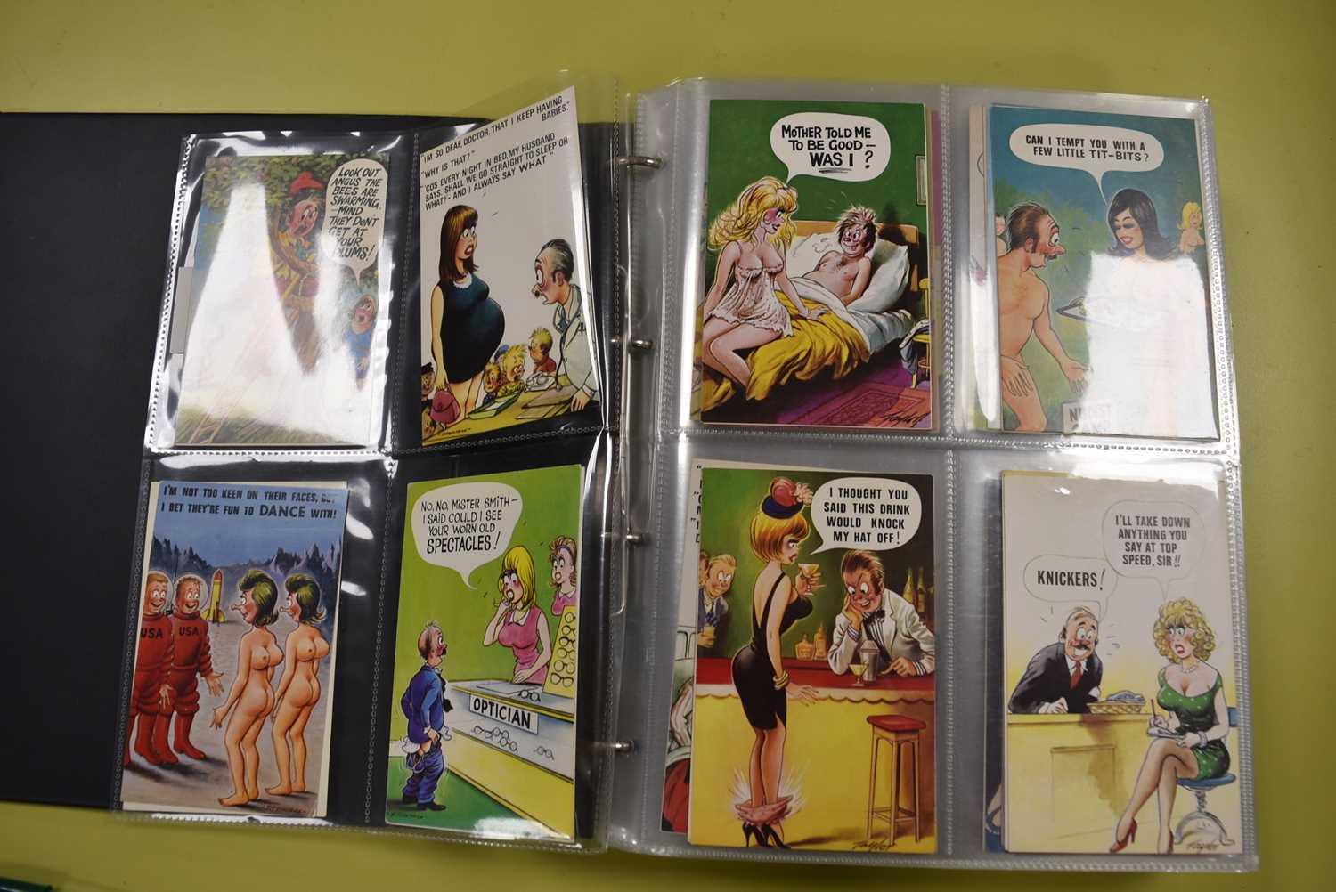 A large Collection of Humorous Seaside Saucy Postcards and Dufex Foil/hologram Post Cards (2000 + in - Image 17 of 32