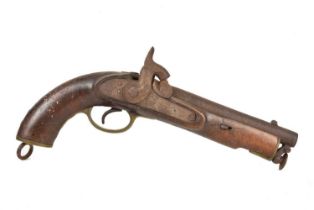 A 19th Century Percussion cap pistol,