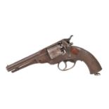 An Early Kerr's Patent 5 Shot Revolver,