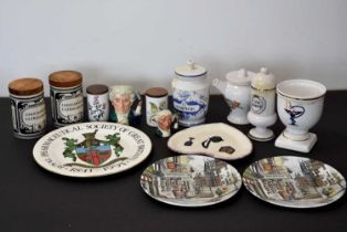 A selection of Chemist related ceramics,
