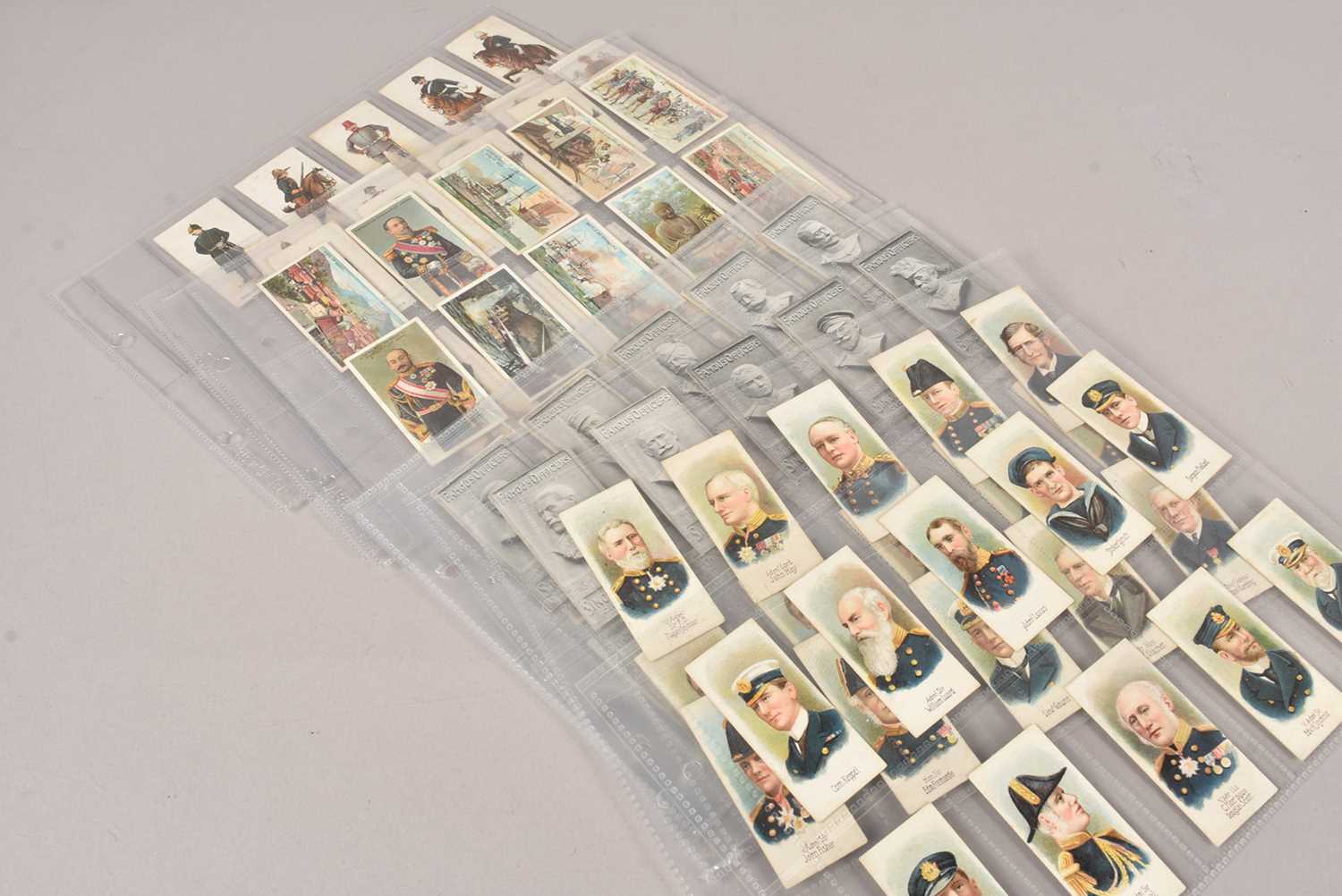 WWI Period Military Themed and Police Cigarette Card Sets (4),