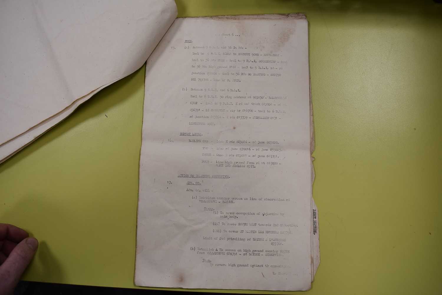 A collection of original D-Day Documents, - Image 34 of 36
