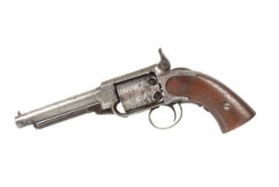 A 19th Century James Warner six shot revolver,
