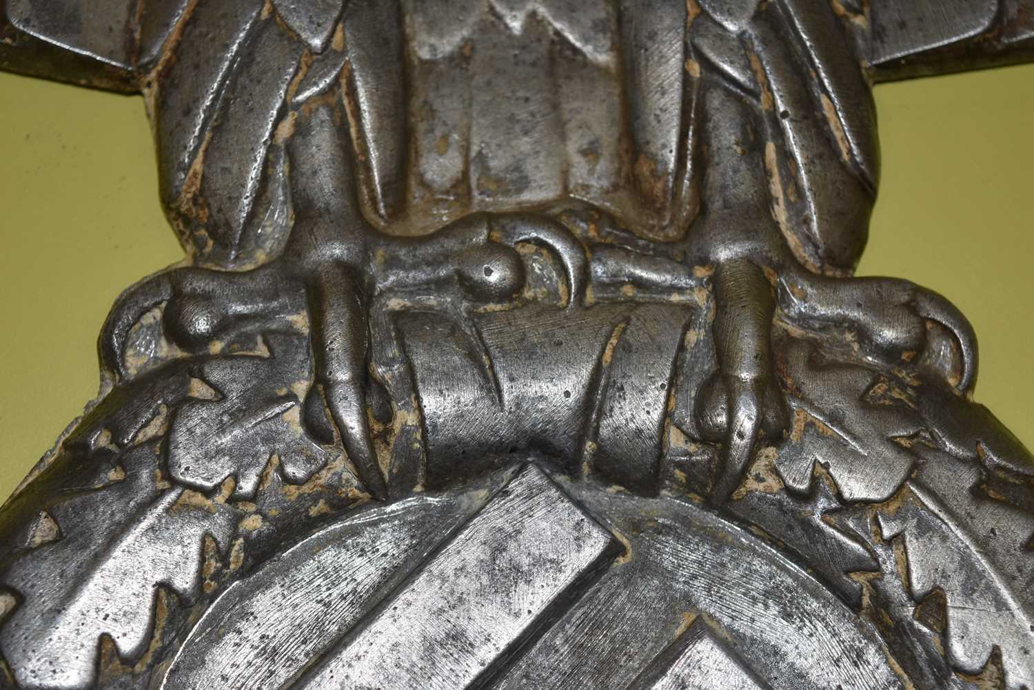 A German Locomotive Alloy eagle and swastika plate, - Image 16 of 22