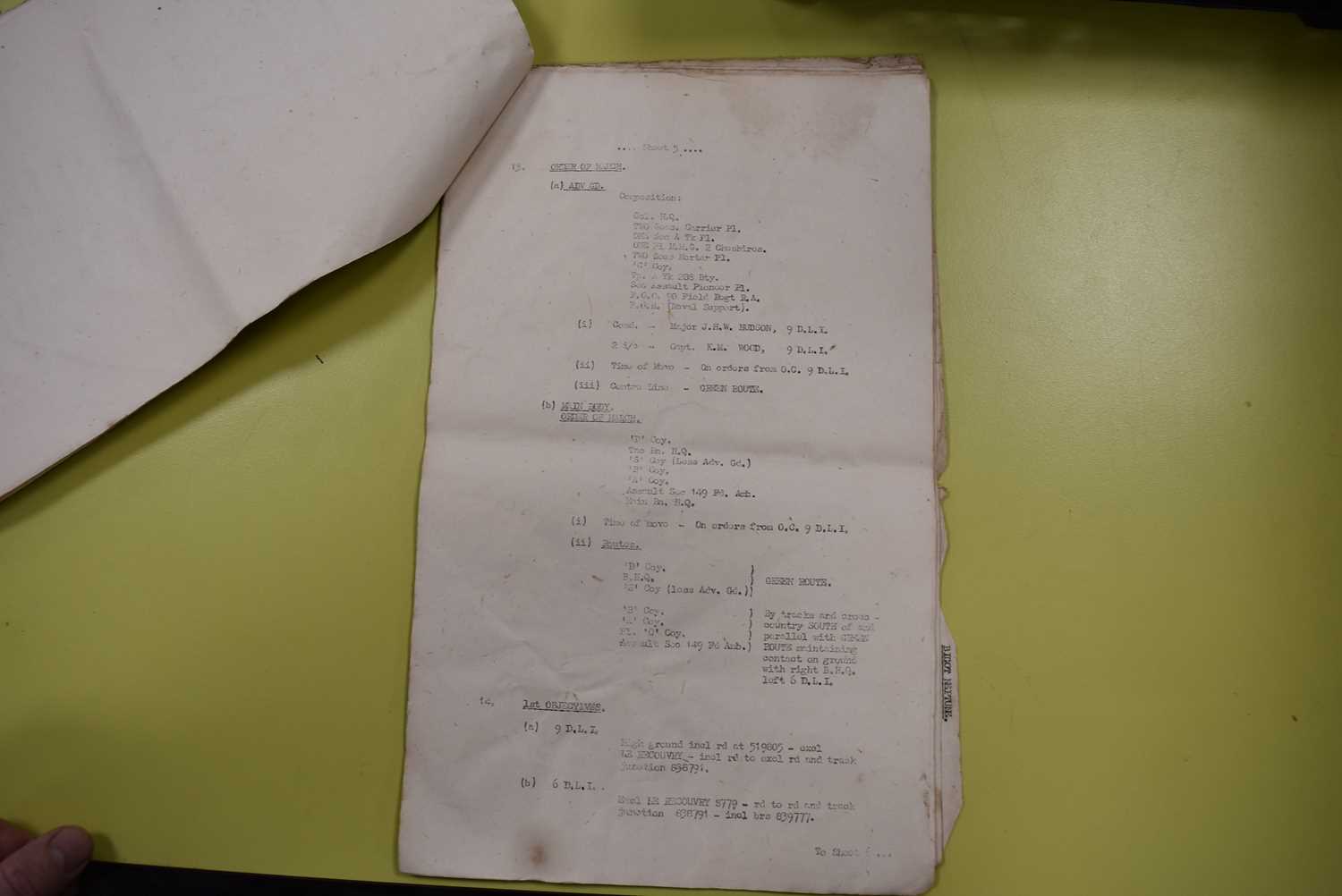 A collection of original D-Day Documents, - Image 36 of 36