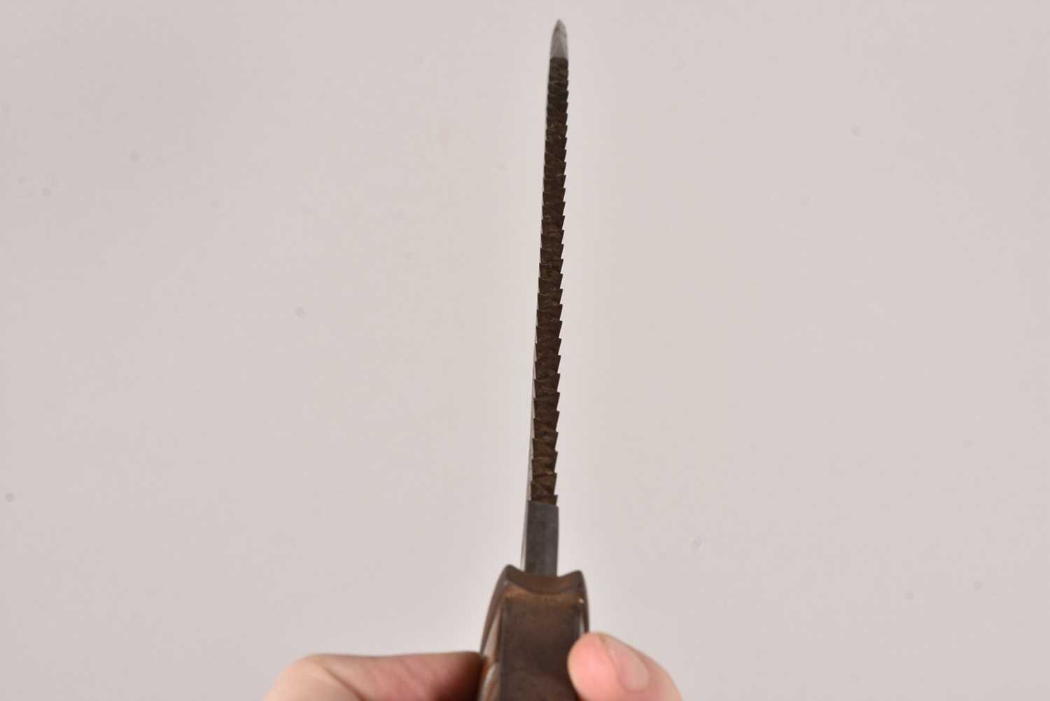 A German Sawback Butcher bayonet, - Image 5 of 8