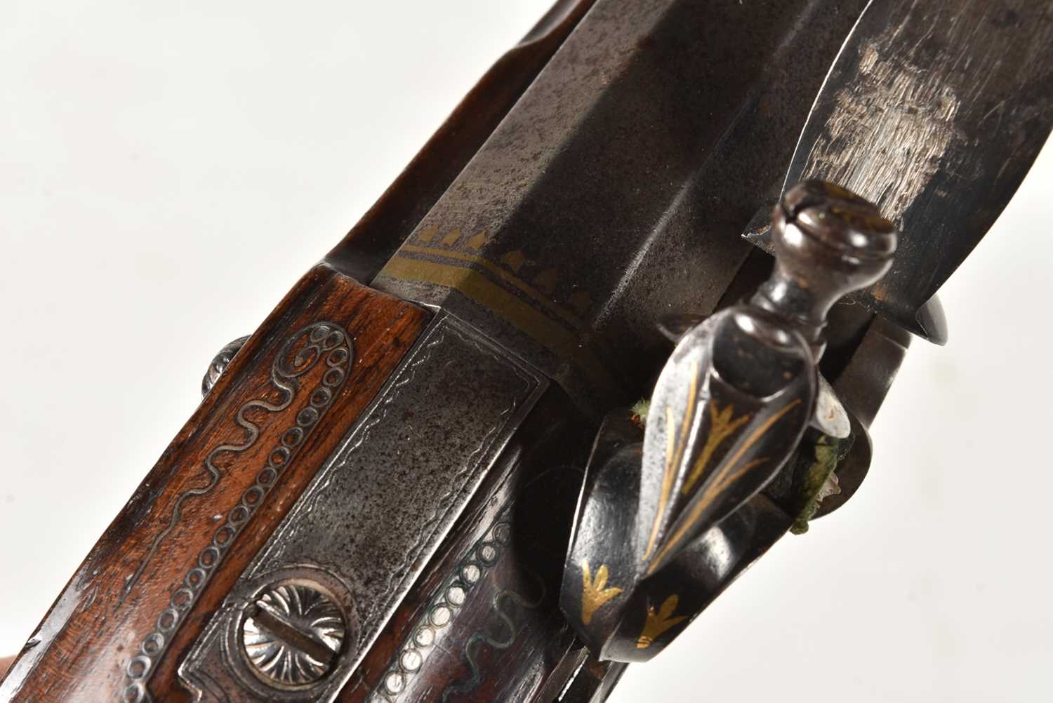 A Continental Flintlock pistol, - Image 8 of 16