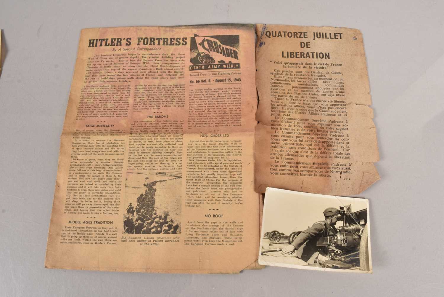 A collection of original D-Day Documents, - Image 17 of 36