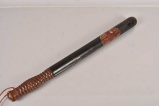 A 19th Century City of London wooden Police Truncheon,