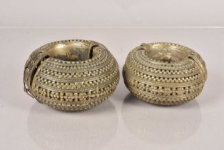 A pair of African Currency Bangles/Bracelets,