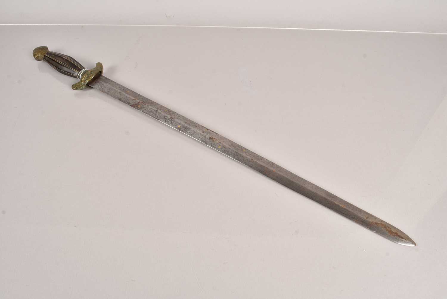 A Chinese Shuang Jian Double Edged Short Sword,