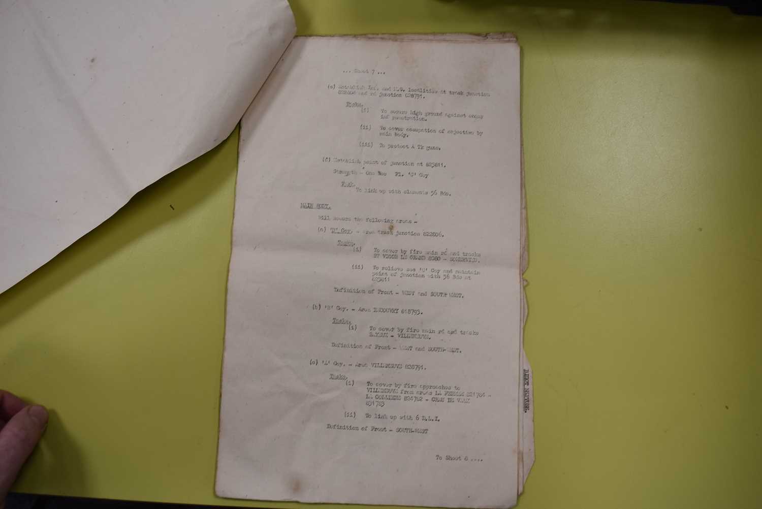 A collection of original D-Day Documents, - Image 22 of 36