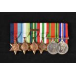 A WWII and Later Royal Navy and Fire Service medal group,