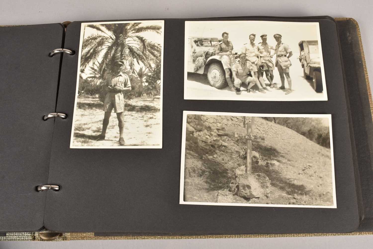 An interesting WWII Military Photograph album, - Image 10 of 22