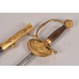 A Victorian Court sword by Skinner & Co,