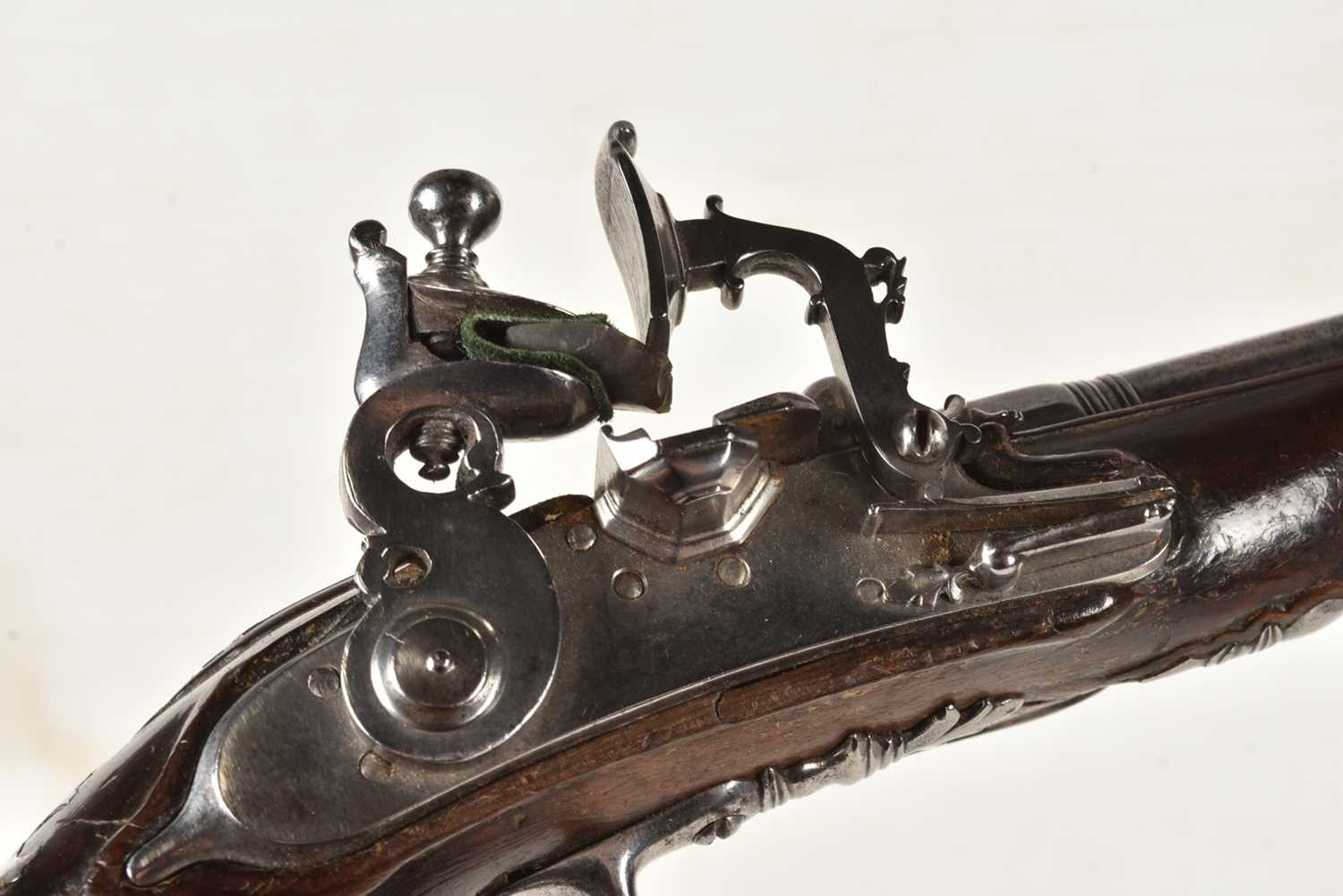 An 18th Century unnamed Flintlock pistol, - Image 3 of 10