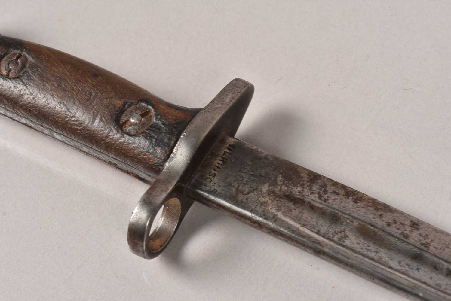 A British 1907 Pattern Bayonet by Wilkinson, - Image 5 of 7