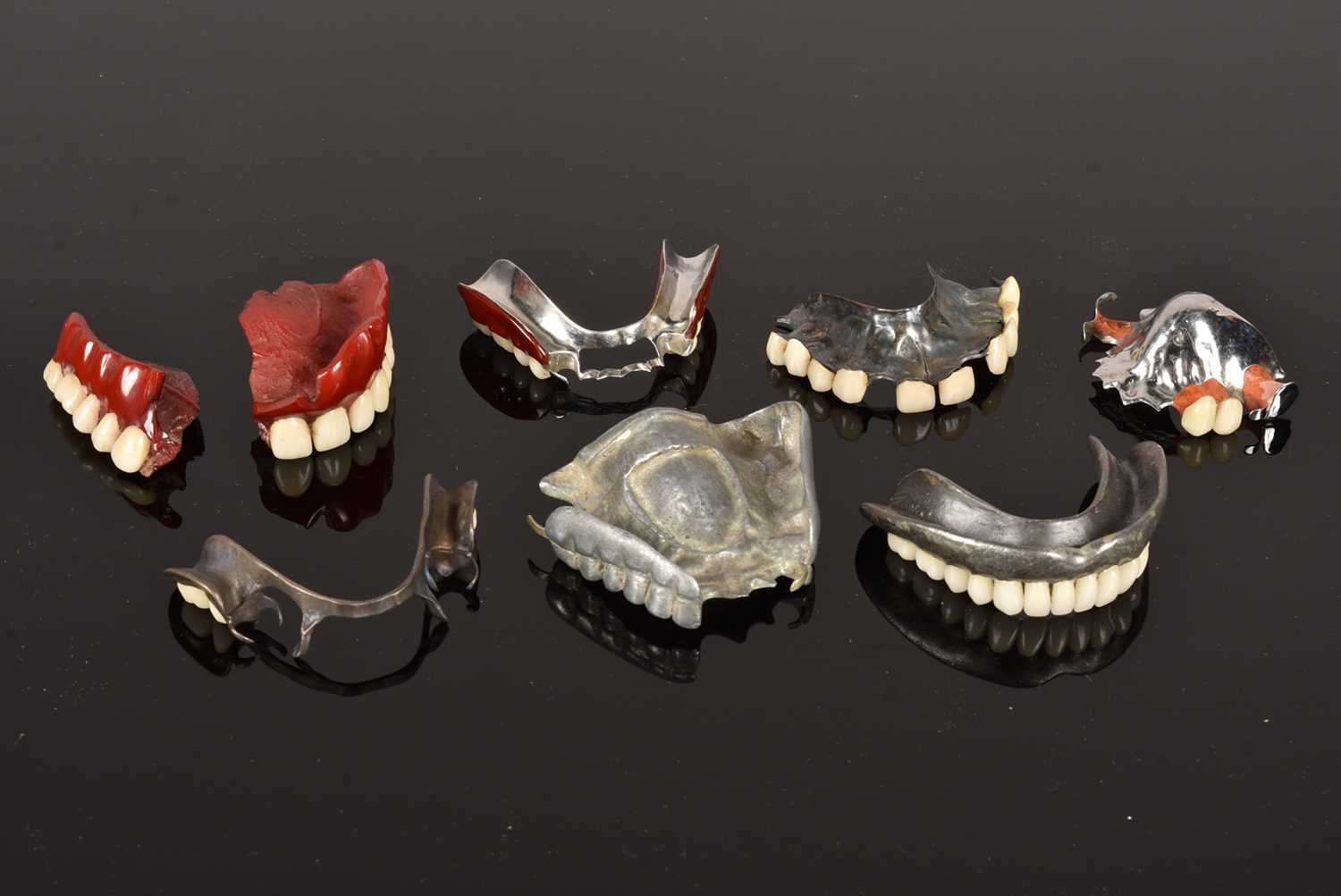 A small collection of Antique Dentures,