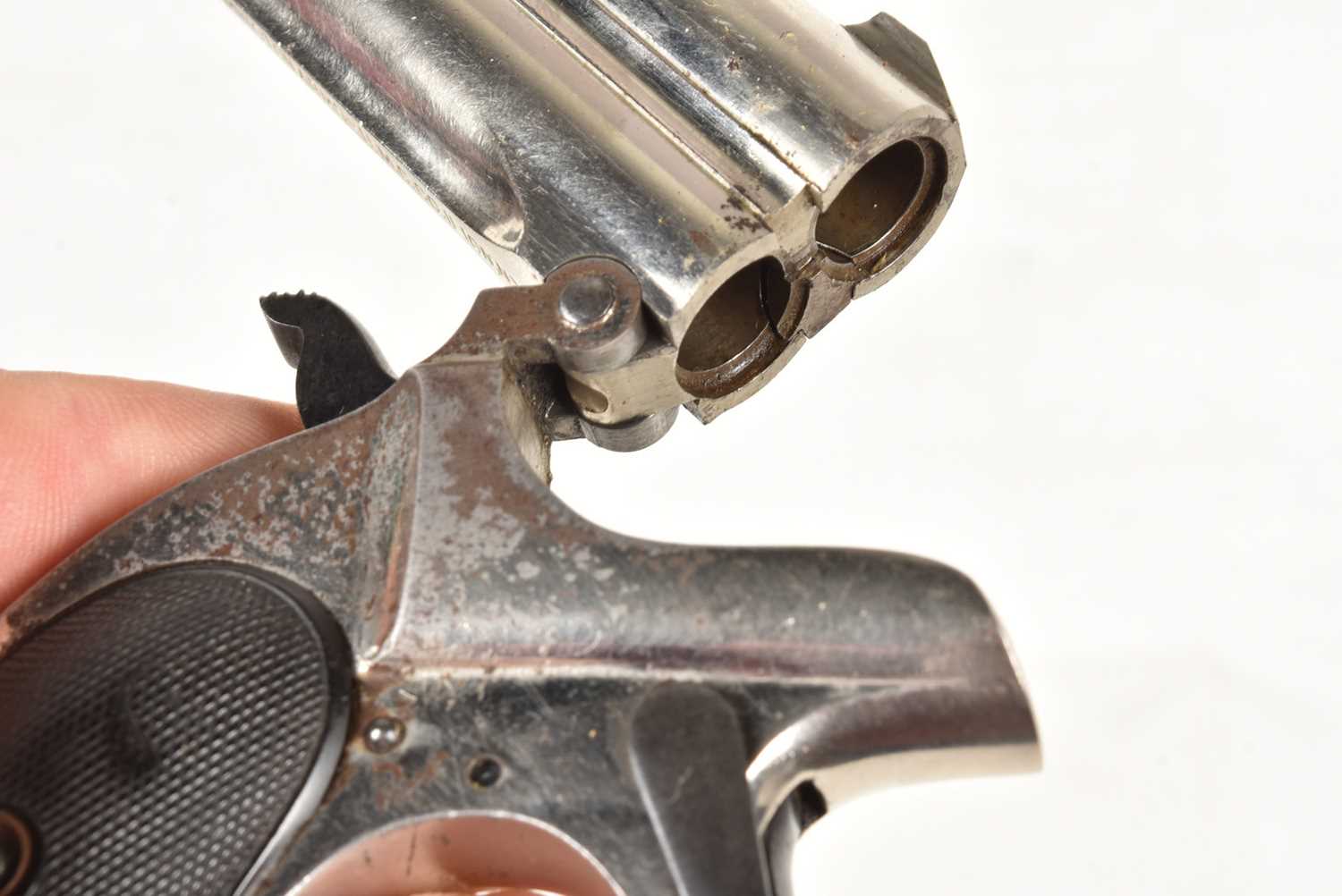 A Remington Arms Co Over-Under Vest Pistol, - Bild 5 aus 8