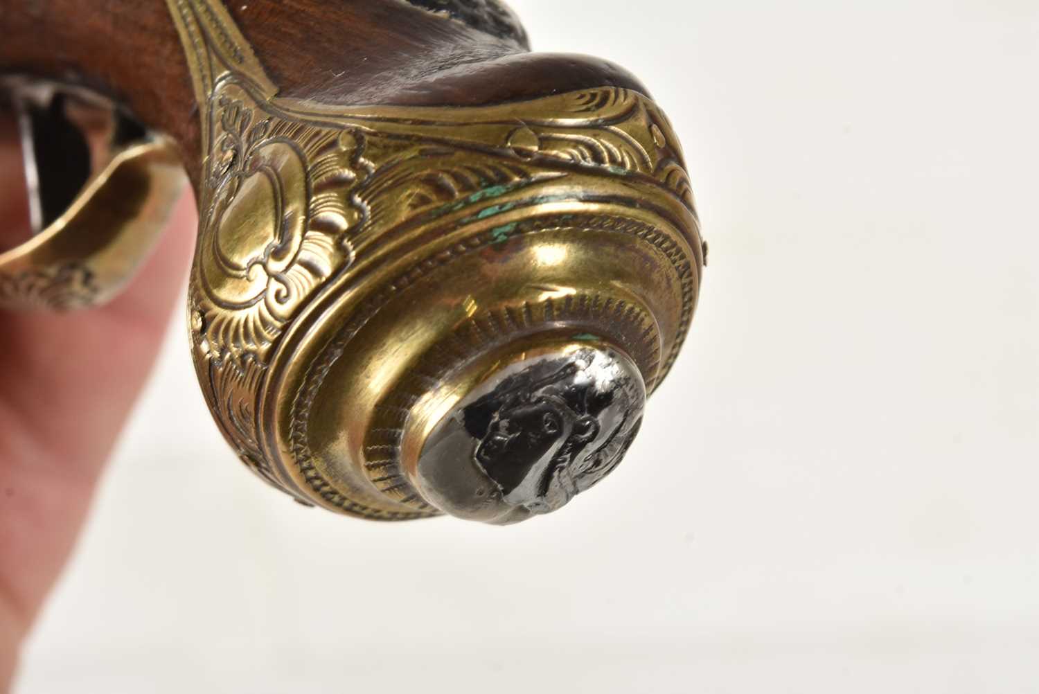 A 19th Century Flintlock boot/belt pistol, - Image 4 of 10