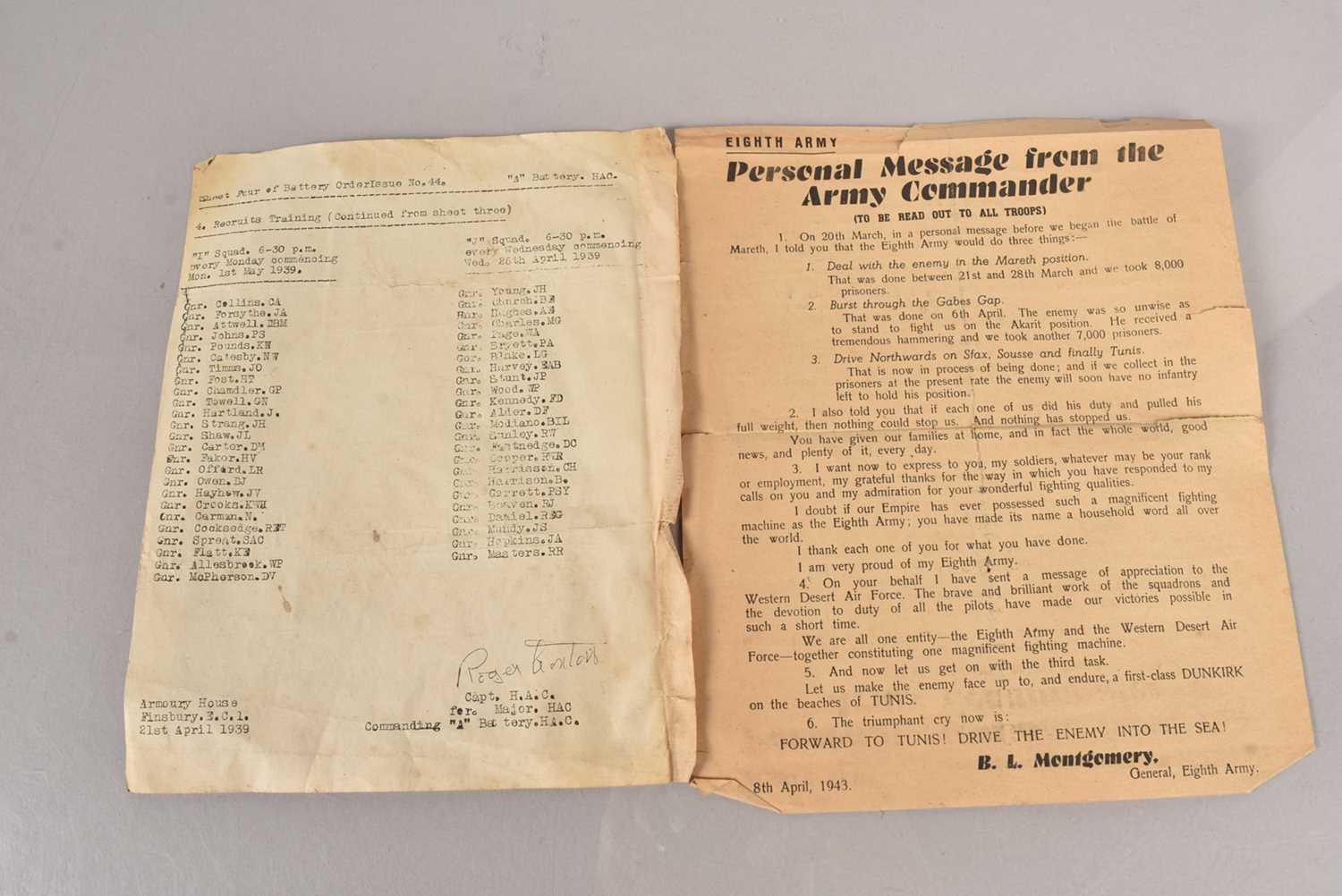A collection of original D-Day Documents, - Image 13 of 36