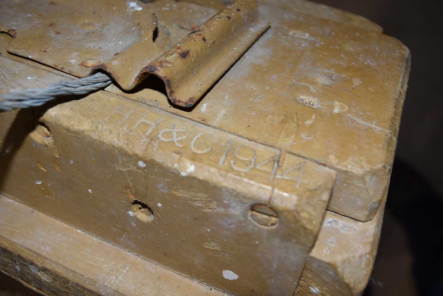 A WWII dated Munitions case, - Image 3 of 4