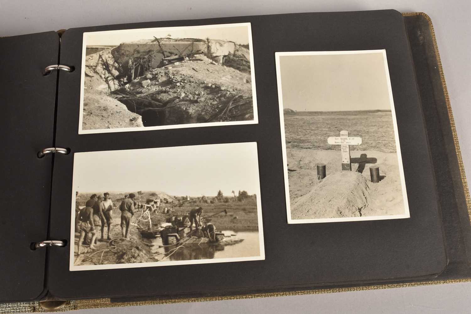 An interesting WWII Military Photograph album, - Image 9 of 22