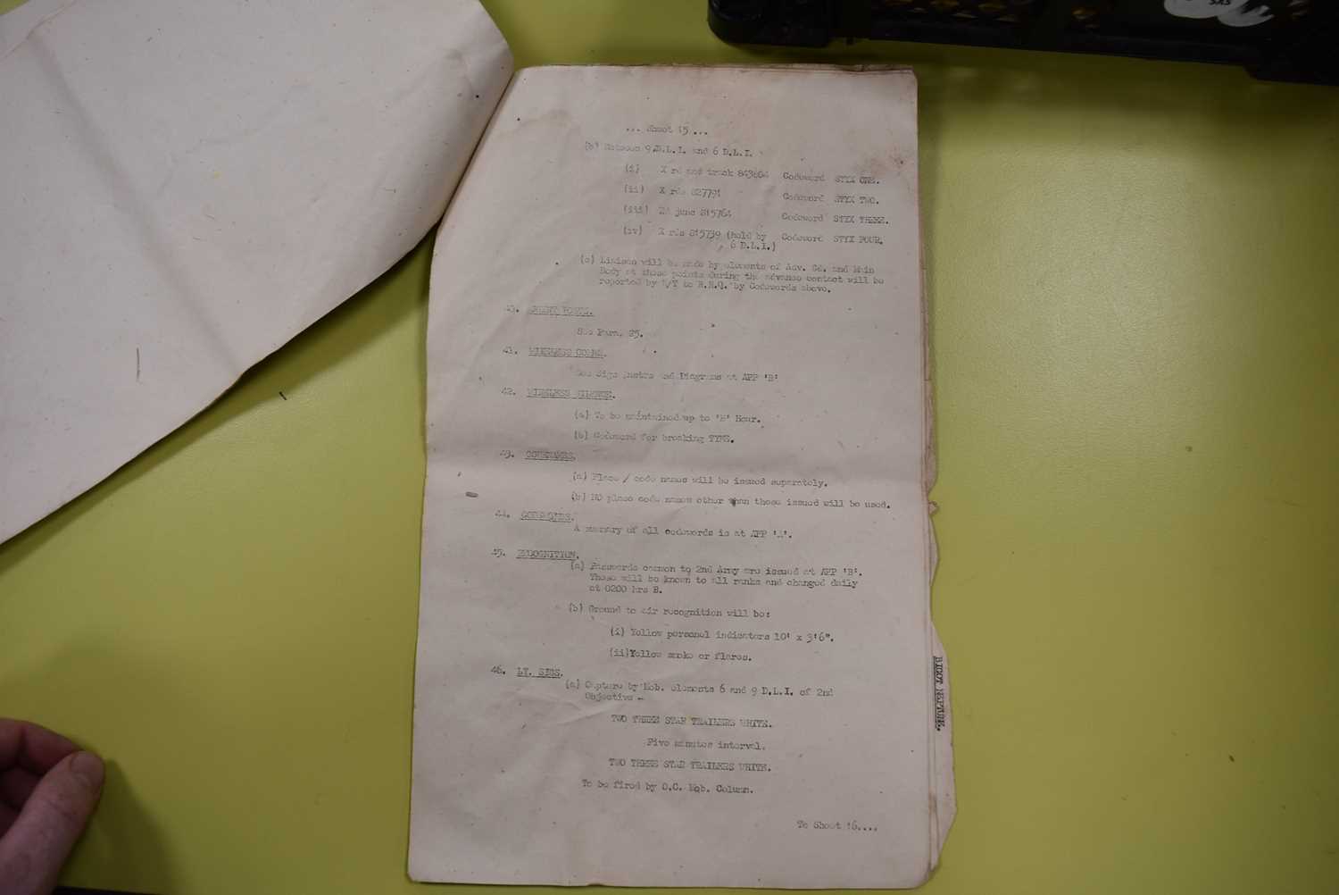 A collection of original D-Day Documents, - Image 31 of 36