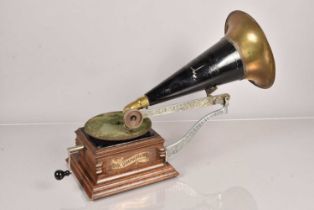 Horn gramophone,