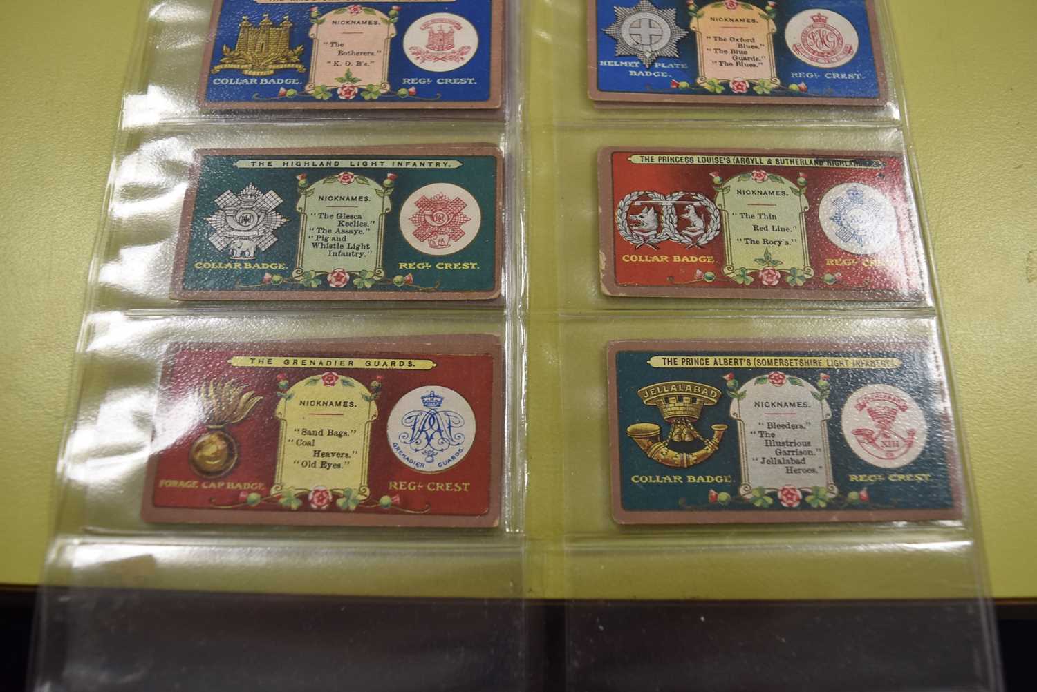 Military Medals and Regimental Standards Themed Cigarette Card Sets (9), - Image 14 of 17