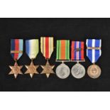 An Unattributed WWII and later medal group,
