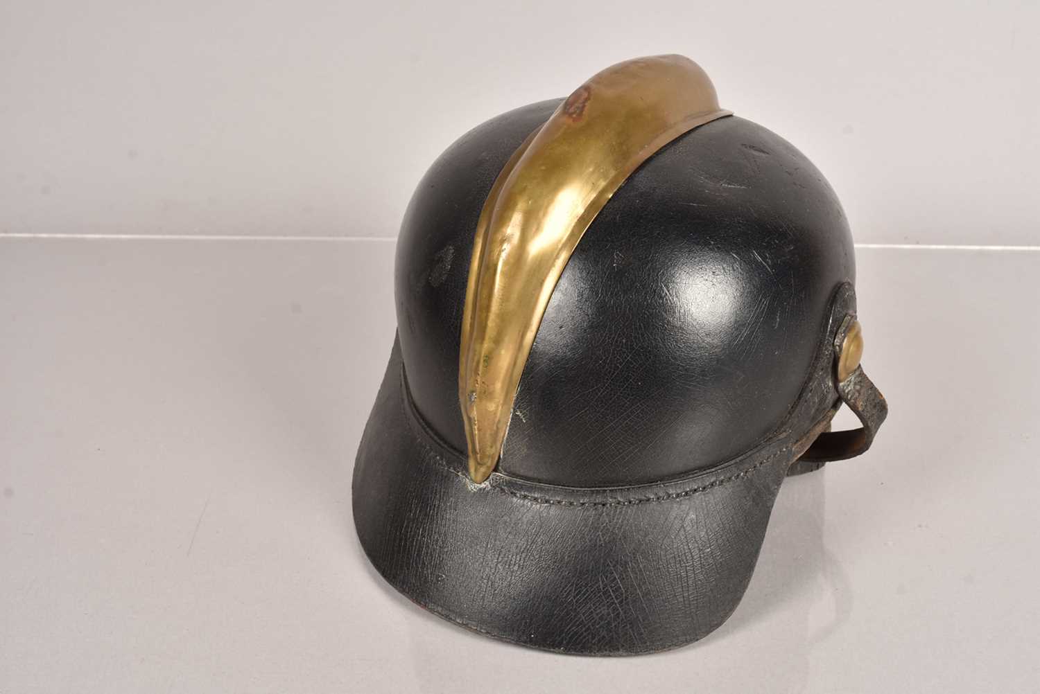 A WWI period Prussian Fire Helmet, - Image 4 of 6