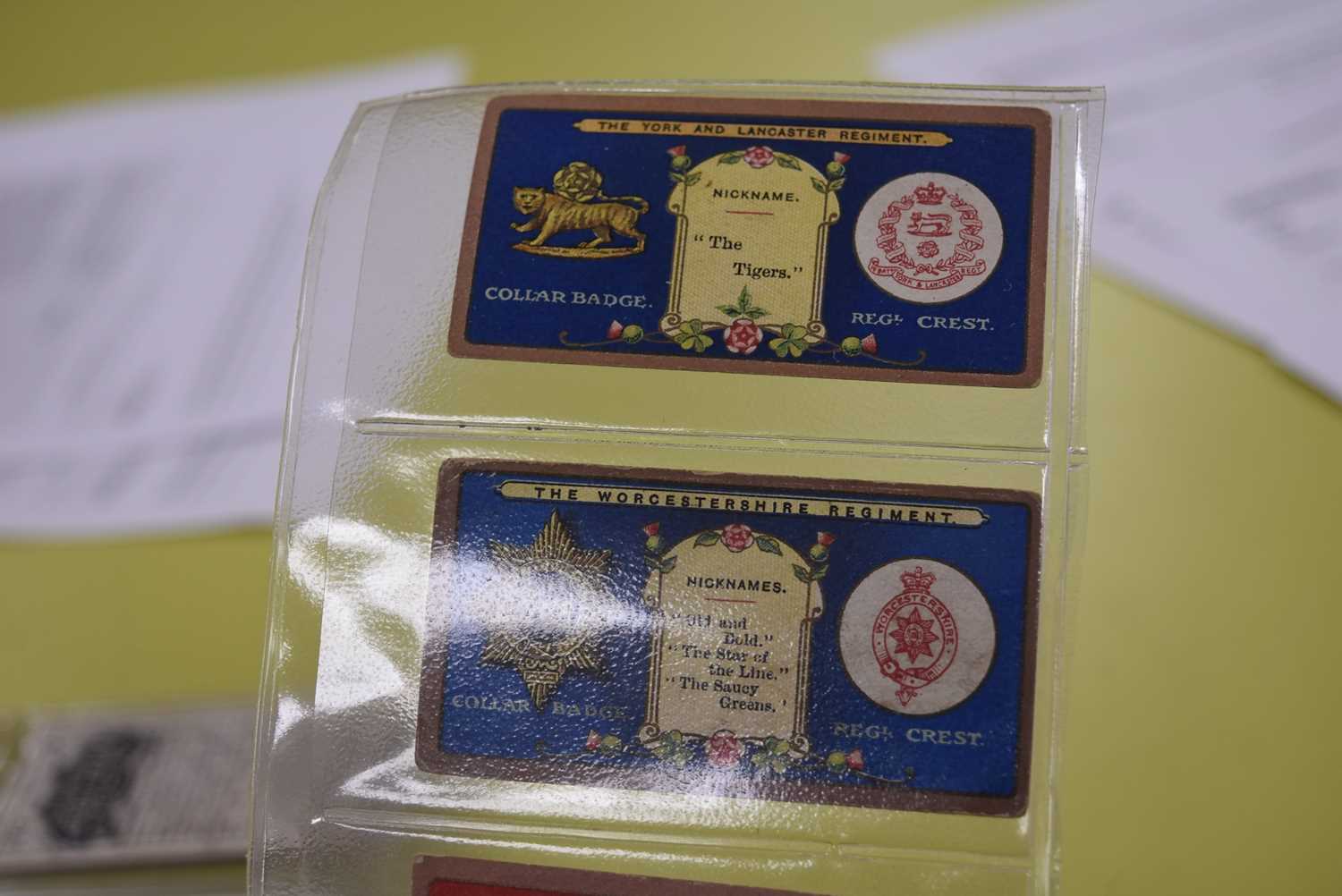 Military Medals and Regimental Standards Themed Cigarette Card Sets (9), - Image 5 of 17