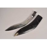 A large Middle Eastern Kukri Knife,