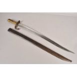 A French 1866 Chassepot Bayonet,