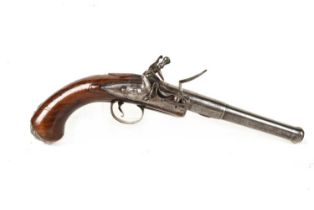 A Flintlock pistol by J.Smith,