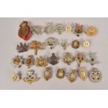A collection of British Cap badges,