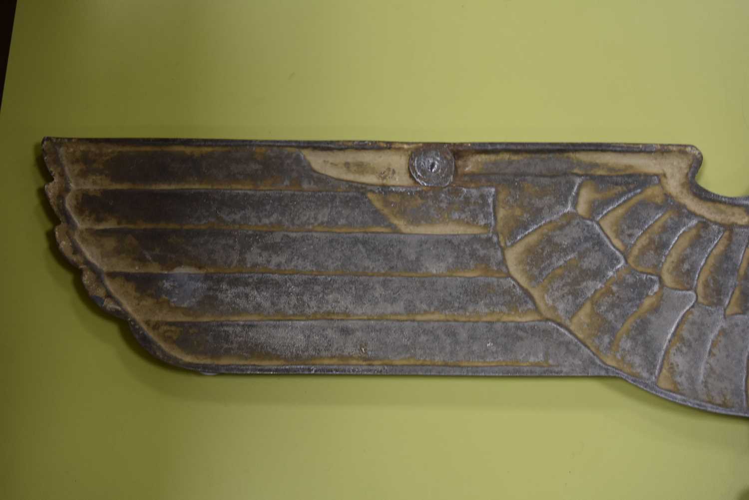 A German Locomotive Alloy eagle and swastika plate, - Image 7 of 22