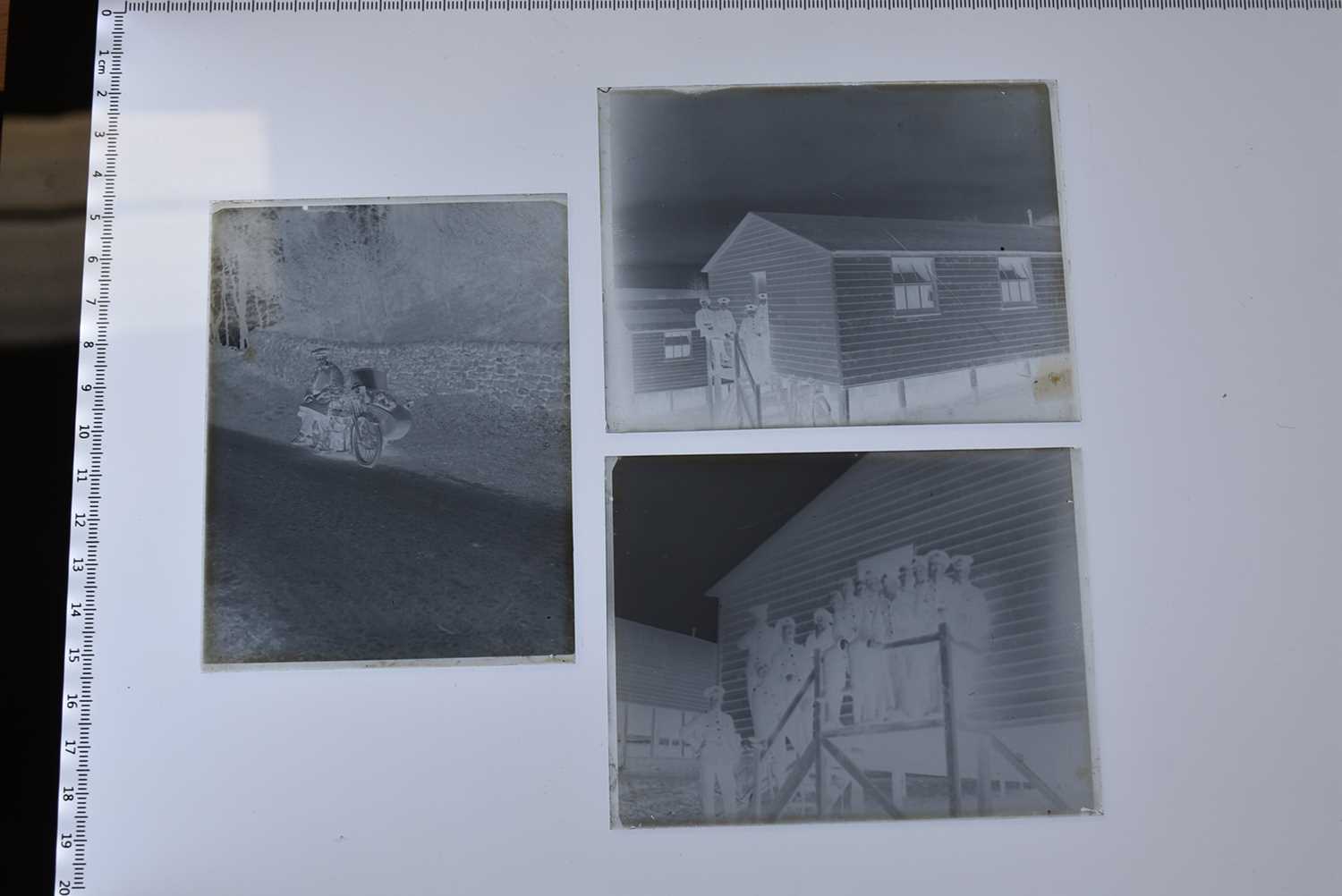 A small collection of Military and Aviation Negative glass slides, - Bild 2 aus 5