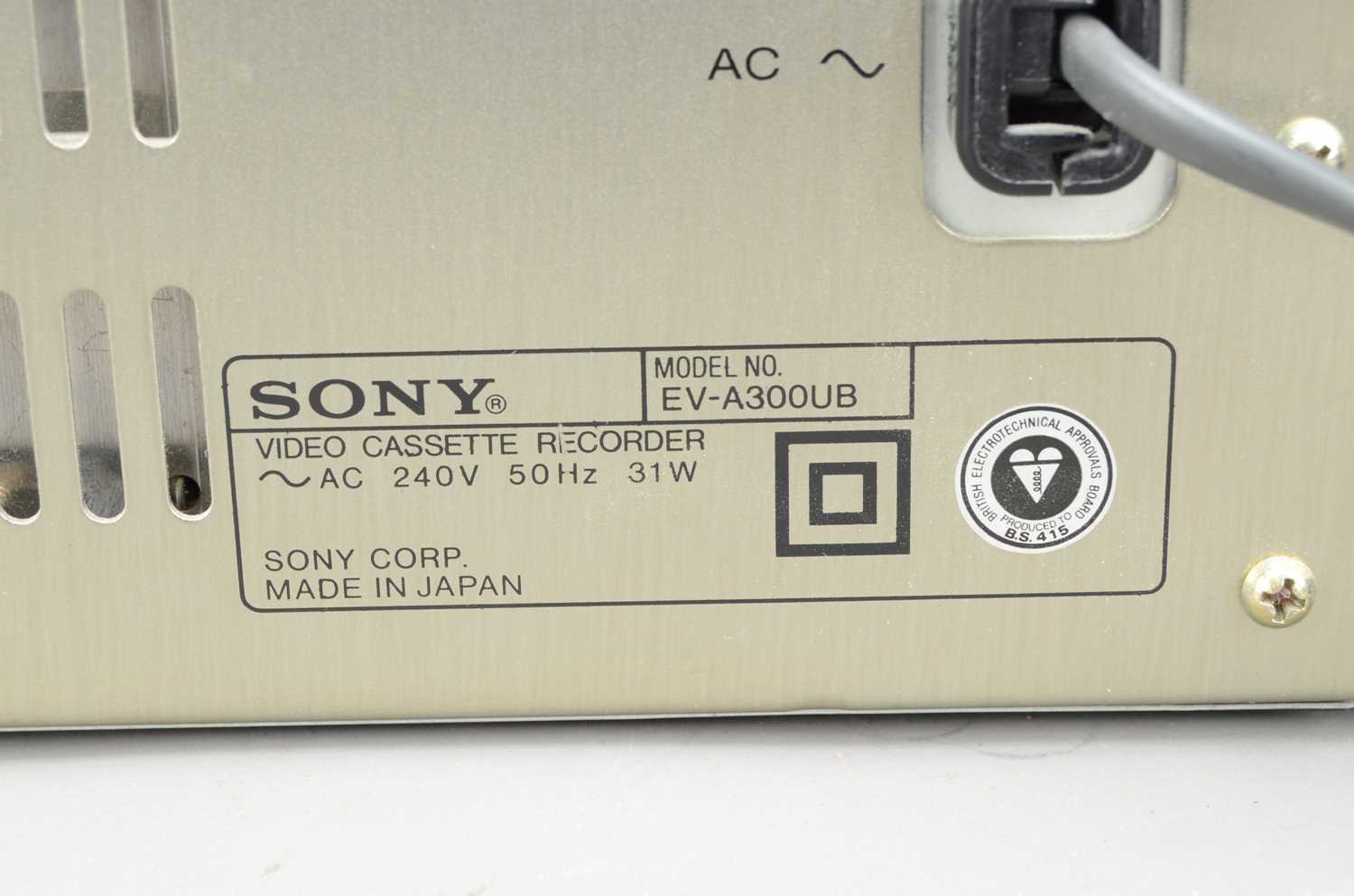 Sony Video Recorder / Processor, - Image 4 of 4