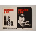Bruce Lee / The Big Boss / Game of Death Quad Poster,