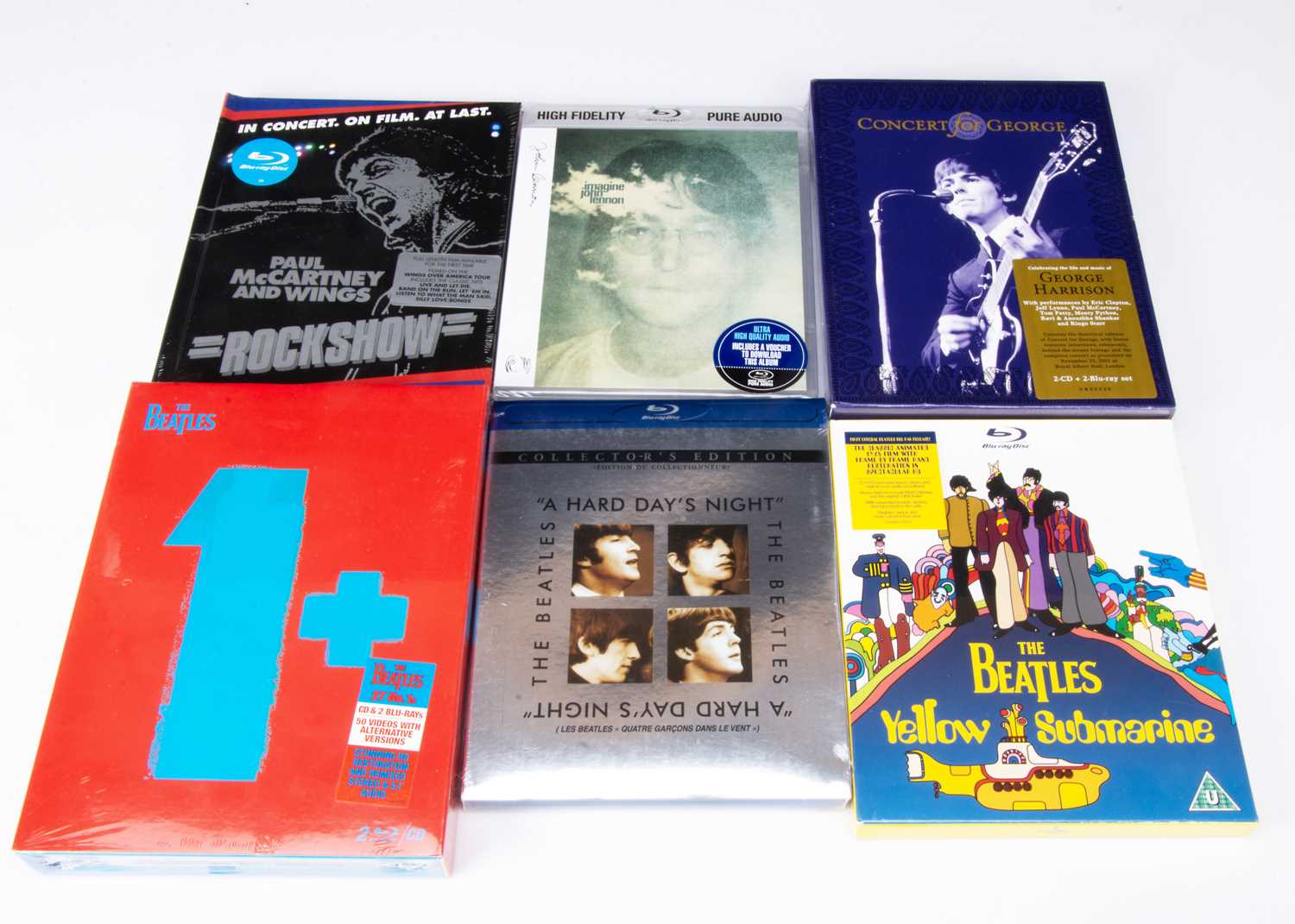Beatles Blue-ray Discs,