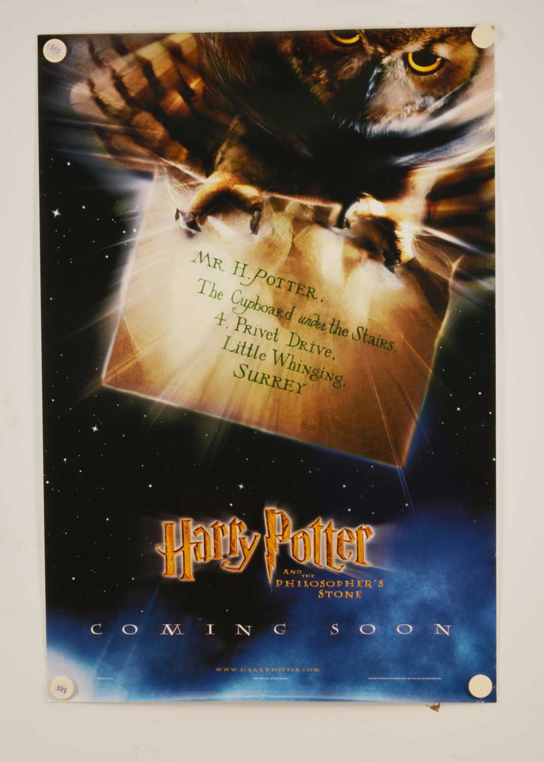 Harry Potter and the Philosopher's Stone Film Posters, - Image 2 of 3