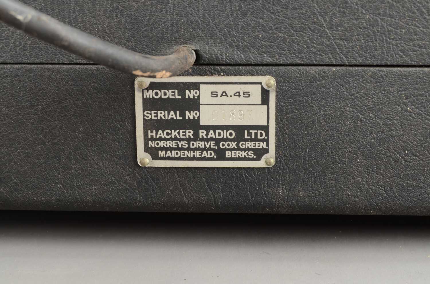 Grenadier Record Player / Amplifier Speaker, - Image 8 of 8