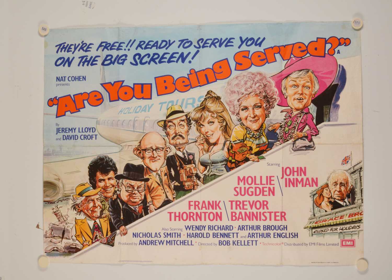 Are You Being Served (1977) Quad Poster,