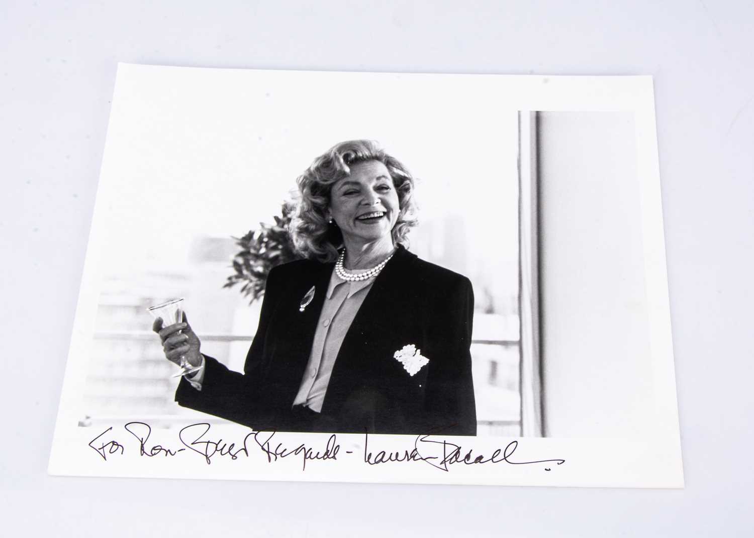 Oliver Reed / Lauren Bacall Signed Photos, - Image 4 of 5