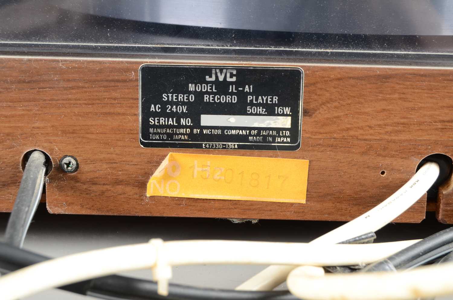 JVC Amplifier / Record Deck, - Image 4 of 6